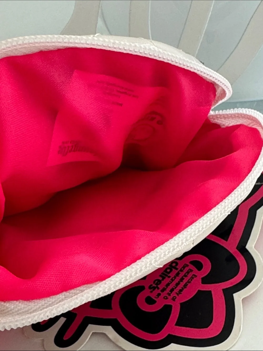 Hello Kitty Quilted Coin Purse with Pink Bow